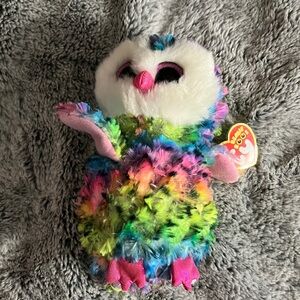🐶3/20$ Ty beanie baby Owen the Owl 6’’ Read